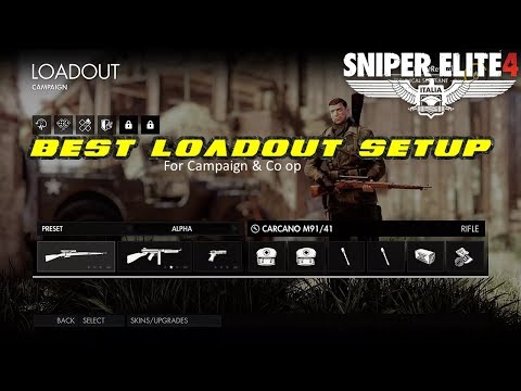 best weapons sniper elite 4